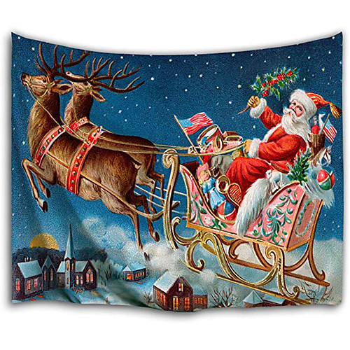 Christmas Santa Claus Holiday Party Wall Tapestry Art Decor Blanket Curtain Picnic Tablecloth Hanging Home Bedroom Living Room Dorm Decoration Christmas Elk Gift Polyester Views
Christmas Santa Claus Holiday Party Wall Tapestry Art Decor Blanket Curtain Picnic Tablecloth Hanging Home Bedroom Living Room Dorm Decoration Christmas Elk Gift Polyester Views