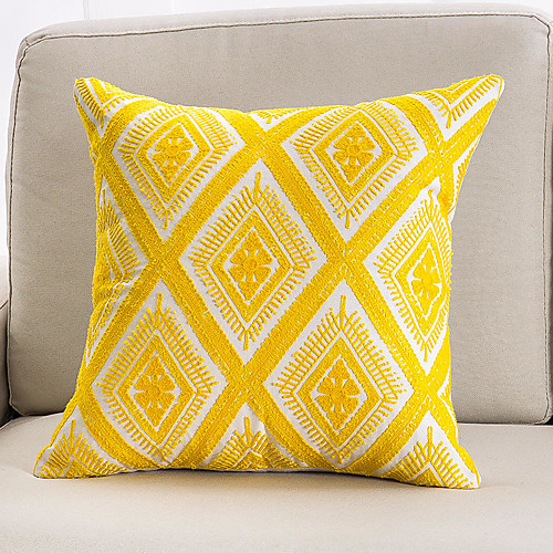 Fashion Simple Original Creation Design Single Side 3D Yellow Towel Embroidered Cotton Canvas Pillow Case Cover Living Room Bedroom Sofa Cushion Cover
Fashion Simple Original Creation Design Single Side 3D Yellow Towel Embroidered Cotton Canvas Pillow Case Cover Living Room Bedroom Sofa Cushion Cover