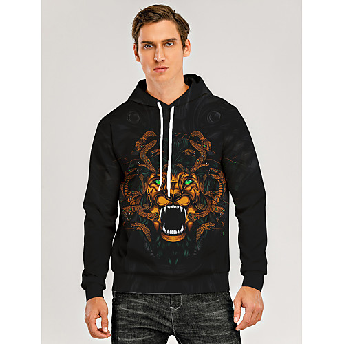 Men's Pullover Hoodie Sweatshirt Animal Patterned Graphic 3D Front Pocket Hooded Daily 3D Print 3D Print Casual Hoodies Sweatshirts Long Sleeve Yellow
Men's Pullover Hoodie Sweatshirt Animal Patterned Graphic 3D Front Pocket Hooded Daily 3D Print 3D Print Casual Hoodies Sweatshirts Long Sleeve Yellow