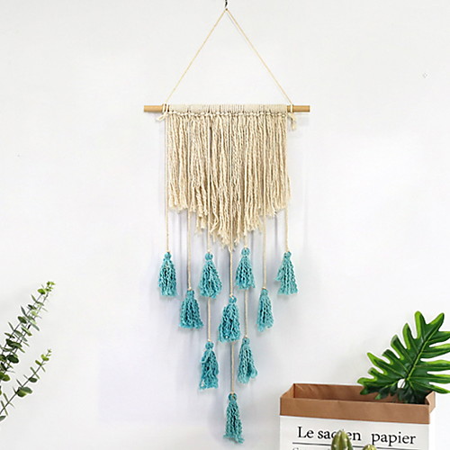 Hand Woven Macrame Wall Tapestry Bohemian Boho Art Decor Blanket Curtain Hanging Home Bedroom Living Room Decoration Nordic Handmade Tassel Cotton Green
Hand Woven Macrame Wall Tapestry Bohemian Boho Art Decor Blanket Curtain Hanging Home Bedroom Living Room Decoration Nordic Handmade Tassel Cotton Green