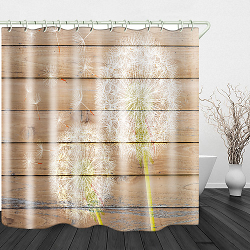 White Dandelion Wooden Board Digital Printing Shower Curtain Shower Curtains Hooks Modern Polyester New Design 72 Inch
White Dandelion Wooden Board Digital Printing Shower Curtain Shower Curtains Hooks Modern Polyester New Design 72 Inch
