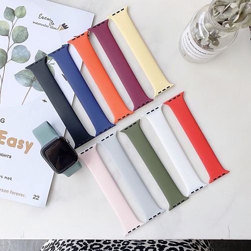 Watch Band for Apple Watch Series 6 / SE / 5/4 44mm / Apple Watch Series 6 / SE / 5/4 40mm / Apple Watch Series 3/2/1 38mm Apple Classic Buckle Silicone Wrist Strap
Watch Band for Apple Watch Series 6 / SE / 5/4 44mm / Apple Watch Series 6 / SE / 5/4 40mm / Apple Watch Series 3/2/1 38mm Apple Classic Buckle Silicone Wrist Strap