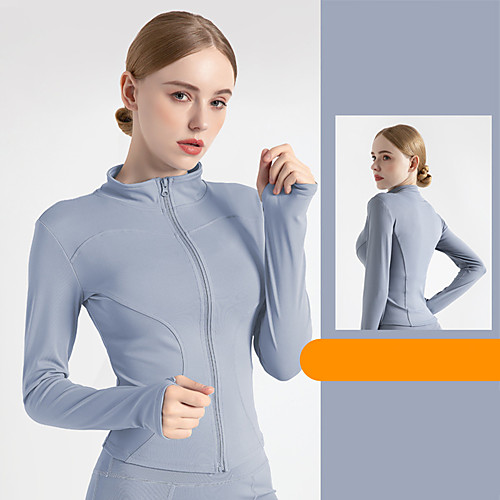 Women's Long Sleeve Running Track Jacket Full Zip Outerwear Coat Top Athletic Athleisure Winter Elastane Quick Dry Breathable Soft Fitness Gym Workout Running Jogging Training Sportswear Solid Colored
Women's Long Sleeve Running Track Jacket Full Zip Outerwear Coat Top Athletic Athleisure Winter Elastane Quick Dry Breathable Soft Fitness Gym Workout Running Jogging Training Sportswear Solid Colored