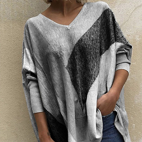 Women's Blouse Shirt Color Block Long Sleeve Patchwork Print V Neck Tops Purple Red Orange
Women's Blouse Shirt Color Block Long Sleeve Patchwork Print V Neck Tops Purple Red Orange