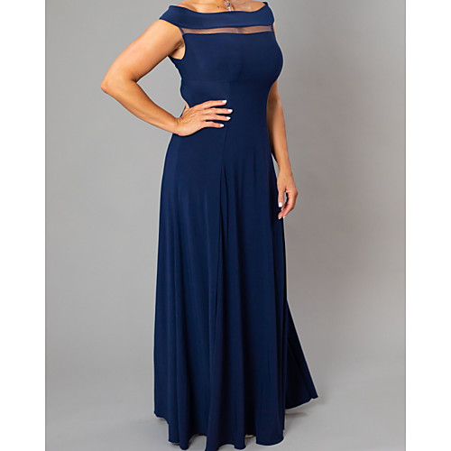 Sheath / Column Mother of the Bride Dress Elegant Off Shoulder Floor Length Spandex Sleeveless with Pleats 2021
Sheath / Column Mother of the Bride Dress Elegant Off Shoulder Floor Length Spandex Sleeveless with Pleats 2021