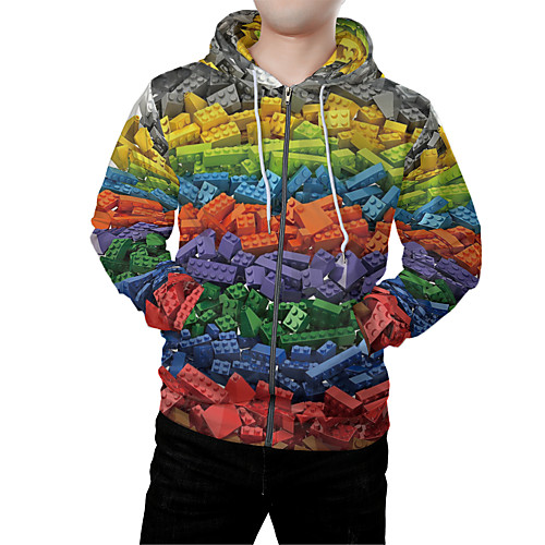 Men's Zip Up Hoodie Sweatshirt Graphic 3D Front Pocket Hooded Daily Weekend 3D Print 3D Print Hoodies Sweatshirts Long Sleeve Rainbow
Men's Zip Up Hoodie Sweatshirt Graphic 3D Front Pocket Hooded Daily Weekend 3D Print 3D Print Hoodies Sweatshirts Long Sleeve Rainbow