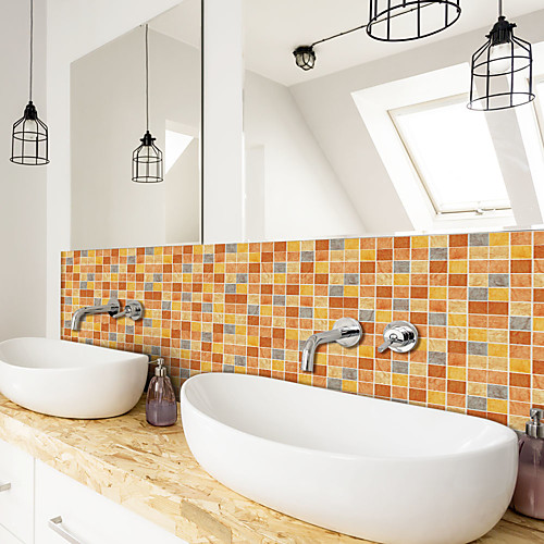 3D Mosaic Rich Yellow Wall Sticker Bathroom Waterproof Tile Sticker Kitchen Oil and Antifouling Sticker 24020cm
3D Mosaic Rich Yellow Wall Sticker Bathroom Waterproof Tile Sticker Kitchen Oil and Antifouling Sticker 24020cm