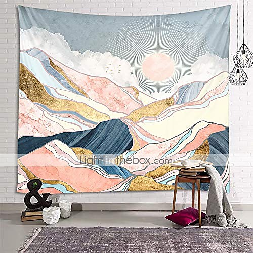 Ink Painting Style Wall Tapestry Art Decor Blanket Curtain Hanging Home Bedroom Living Room Decoration Landscape Trippy Mountain
Ink Painting Style Wall Tapestry Art Decor Blanket Curtain Hanging Home Bedroom Living Room Decoration Landscape Trippy Mountain