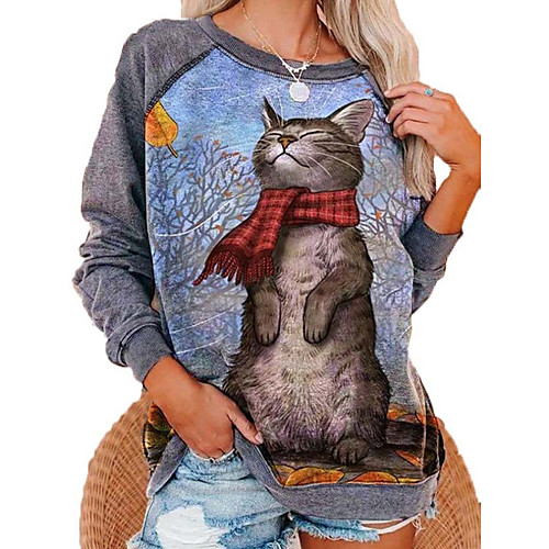 Women's Pullover Sweatshirt Graphic Christmas Daily Casual Christmas Hoodies Sweatshirts Loose Blue
Women's Pullover Sweatshirt Graphic Christmas Daily Casual Christmas Hoodies Sweatshirts Loose Blue
