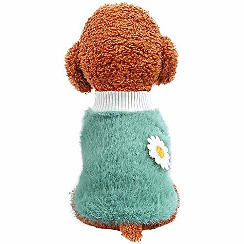 pet clothes, dog sweater with daisy flower decor warm soft puppy sweatshirts outfit costume for small dogs medium dogs (xs:blue)
pet clothes, dog sweater with daisy flower decor warm soft puppy sweatshirts outfit costume for small dogs medium dogs (xs:blue)