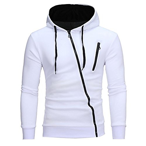 mens' long sleeve hoodie hooded sweatshirt tops jacket coat outwear(white,m)
mens' long sleeve hoodie hooded sweatshirt tops jacket coat outwear(white,m)