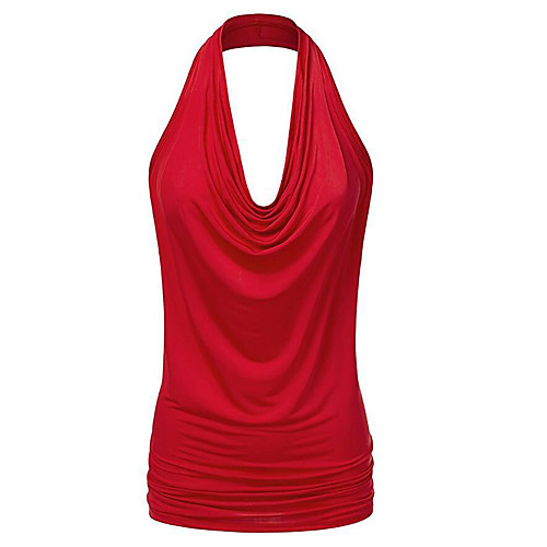 Women's Halter Neck Yoga Top Summer Open Back Light Blue White Black Purple Blushing Pink Yoga Fitness Vest / Gilet T Shirt Sport Activewear Comfort Moisture Wicking Quick Dry Breathable High
Women's Halter Neck Yoga Top Summer Open Back Light Blue White Black Purple Blushing Pink Yoga Fitness Vest / Gilet T Shirt Sport Activewear Comfort Moisture Wicking Quick Dry Breathable High