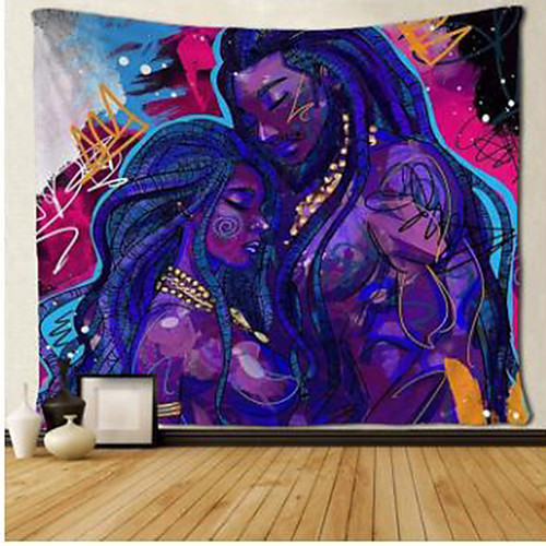 Wall Tapestry Art Deco Blanket Curtain Picnic Table Cloth Hanging Home Bedroom Living Room Dormitory Decoration Polyester Fiber Black Couple
Wall Tapestry Art Deco Blanket Curtain Picnic Table Cloth Hanging Home Bedroom Living Room Dormitory Decoration Polyester Fiber Black Couple