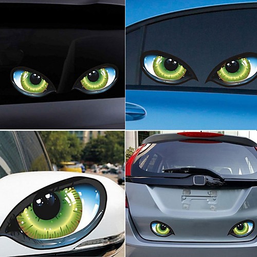 2Pcs 3D Stereo Reflective Cat Eyes Car Sticker Car Auto Side Fender Eye Stickers Adhesive Creative Rearview Mirror Deca #269128
2Pcs 3D Stereo Reflective Cat Eyes Car Sticker Car Auto Side Fender Eye Stickers Adhesive Creative Rearview Mirror Deca #269128