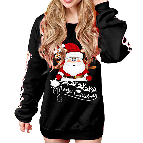 Women's Pullover Sweatshirt Graphic Character Letter Christmas Daily Casual Christmas Hoodies Sweatshirts Black Red
Women's Pullover Sweatshirt Graphic Character Letter Christmas Daily Casual Christmas Hoodies Sweatshirts Black Red