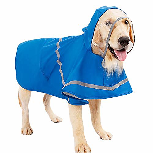 dog's adjustable dog rain jacket rain gear hooded water resistant outdoor dog slicker with reflective strip for small medium large dogs
dog's adjustable dog rain jacket rain gear hooded water resistant outdoor dog slicker with reflective strip for small medium large dogs