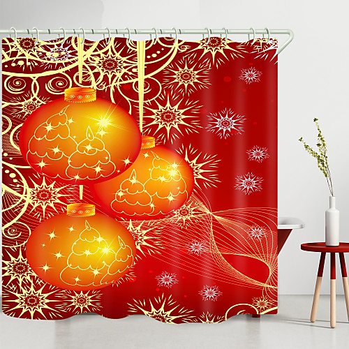 Christmas Yellow Red lantern Digital Printing Shower Curtain Shower Curtains Hooks Modern Polyester New Design
Christmas Yellow Red lantern Digital Printing Shower Curtain Shower Curtains Hooks Modern Polyester New Design