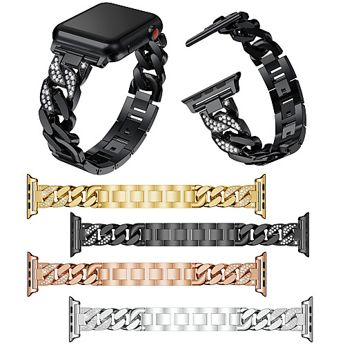 Smart Watch Band for Apple iWatch 1 pcs Sport Band Stainless Steel Replacement Wrist Strap for Apple Watch Series 6 / SE / 5/4 44mm Apple Watch Series 6 / SE / 5/4 40mm Apple Watch Series 3/2/1 38mm
Smart Watch Band for Apple iWatch 1 pcs Sport Band Stainless Steel Replacement Wrist Strap for Apple Watch Series 6 / SE / 5/4 44mm Apple Watch Series 6 / SE / 5/4 40mm Apple Watch Series 3/2/1 38mm