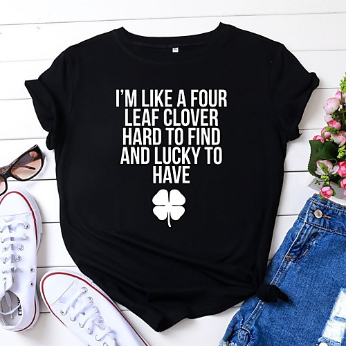 Women's T shirt Plants Graphic Text Print Round Neck Tops 100% Cotton Basic Basic Top White Black Yellow
Women's T shirt Plants Graphic Text Print Round Neck Tops 100% Cotton Basic Basic Top White Black Yellow