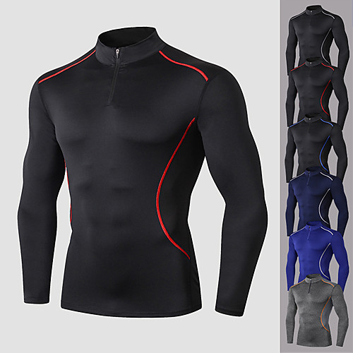 YUERLIAN Men's Long Sleeve High Neck Compression Shirt Running Shirt Quarter Zip Base Layer Top Athletic Athleisure Winter Moisture Wicking Breathable Soft Fitness Gym Workout Running Jogging Training
YUERLIAN Men's Long Sleeve High Neck Compression Shirt Running Shirt Quarter Zip Base Layer Top Athletic Athleisure Winter Moisture Wicking Breathable Soft Fitness Gym Workout Running Jogging Training