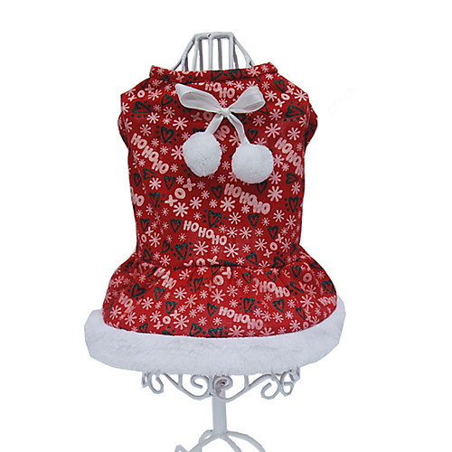 Dog Costume Dress Snowflake Christmas Cute Christmas Winter Dog Clothes Puppy Clothes Dog Outfits Breathable Red Costume for Girl and Boy Dog Cotton XS S M L XL
Dog Costume Dress Snowflake Christmas Cute Christmas Winter Dog Clothes Puppy Clothes Dog Outfits Breathable Red Costume for Girl and Boy Dog Cotton XS S M L XL