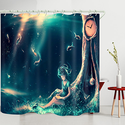 Undersea Girl Digital Printing Shower Curtain Shower Curtains Hooks Modern Polyester New Design
Undersea Girl Digital Printing Shower Curtain Shower Curtains Hooks Modern Polyester New Design