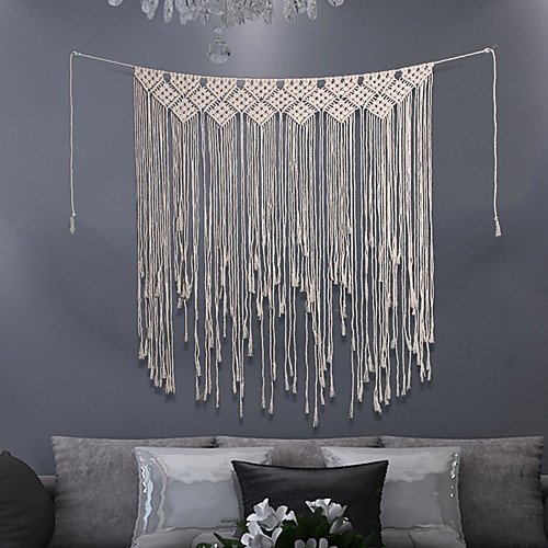 Boho Hand Woven Macrame Wall Tapestry Bohemian Boho Art Decor Hanging Wedding Backdrop Home Bedroom Living Room Decoration Nordic Handmade Tassel Cotton
Boho Hand Woven Macrame Wall Tapestry Bohemian Boho Art Decor Hanging Wedding Backdrop Home Bedroom Living Room Decoration Nordic Handmade Tassel Cotton