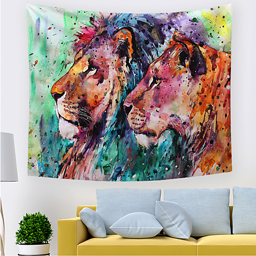 Oil Painting Style Wall Tapestry Art Decor Blanket Curtain Hanging Home Bedroom Living Room Decoration Lion Animal
Oil Painting Style Wall Tapestry Art Decor Blanket Curtain Hanging Home Bedroom Living Room Decoration Lion Animal