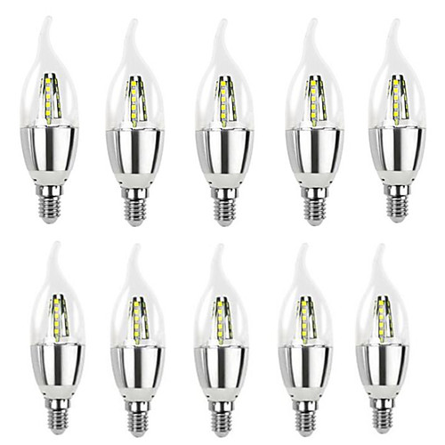 10pcs High Bright Lampara Led E14 Candle LED Bulb 5W 7W LED Light Lamp 220V Silver Cool White Ampoule
10pcs High Bright Lampara Led E14 Candle LED Bulb 5W 7W LED Light Lamp 220V Silver Cool White Ampoule