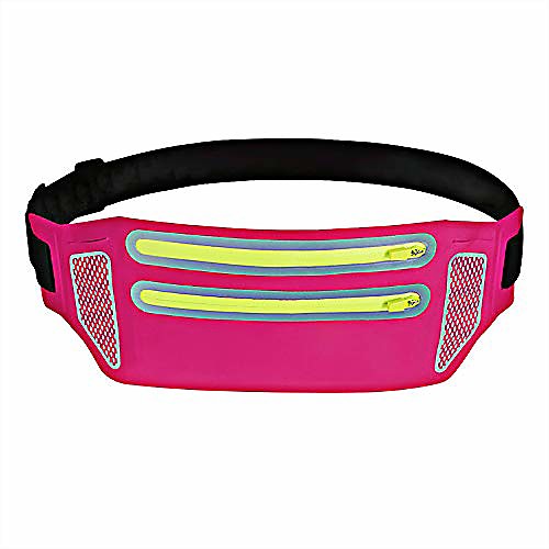 bluedorado slim soft water-resistant running waist pack bag running belt fanny pack with 2-zipper pockets - adjustable running pouch & bounce free for man women (pink)
bluedorado slim soft water-resistant running waist pack bag running belt fanny pack with 2-zipper pockets - adjustable running pouch & bounce free for man women (pink)