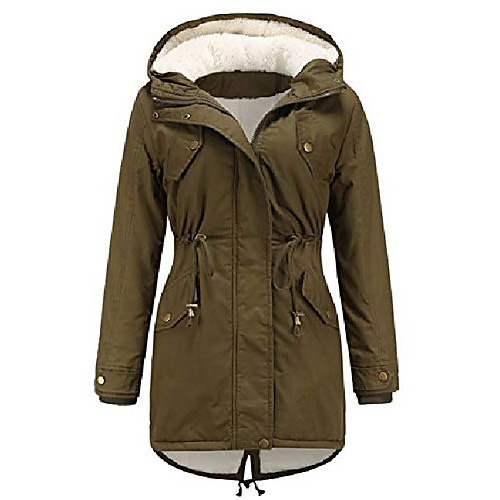 Women's Parka Causal Fall Winter Regular Coat Regular Fit Casual Jacket Long Sleeve Solid Color Pure Color Navy Blushing Pink
Women's Parka Causal Fall Winter Regular Coat Regular Fit Casual Jacket Long Sleeve Solid Color Pure Color Navy Blushing Pink