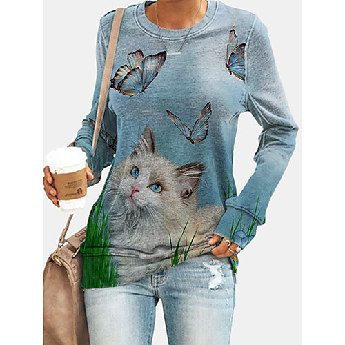 Women's Hoodie Sweatshirt Graphic Animal Daily Basic Casual Hoodies Sweatshirts Blue Purple Green
Women's Hoodie Sweatshirt Graphic Animal Daily Basic Casual Hoodies Sweatshirts Blue Purple Green