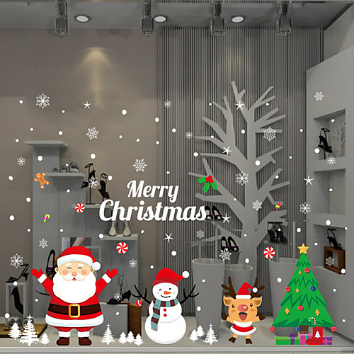 Christmas Decorations / Holiday Wall Stickers Holiday Wall Stickers Decorative Wall Stickers, PVC Home Decoration Wall Decal Wall / Window Decoration 1pc
Christmas Decorations / Holiday Wall Stickers Holiday Wall Stickers Decorative Wall Stickers, PVC Home Decoration Wall Decal Wall / Window Decoration 1pc