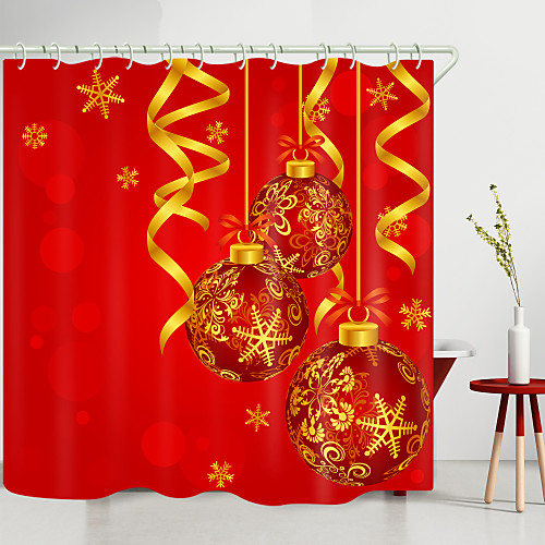 Christmas Golden Chandelier Digital Printing Shower Curtain Shower Curtains Hooks Modern Polyester New Design
Christmas Golden Chandelier Digital Printing Shower Curtain Shower Curtains Hooks Modern Polyester New Design