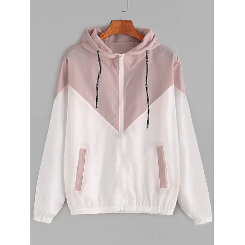 Women's Long Sleeve Running Track Jacket Windbreaker Full Zip Splice Outerwear Coat Top Casual Athleisure Winter Windproof Breathable Fitness Running Jogging Training Sportswear Normal White / Summer
Women's Long Sleeve Running Track Jacket Windbreaker Full Zip Splice Outerwear Coat Top Casual Athleisure Winter Windproof Breathable Fitness Running Jogging Training Sportswear Normal White / Summer