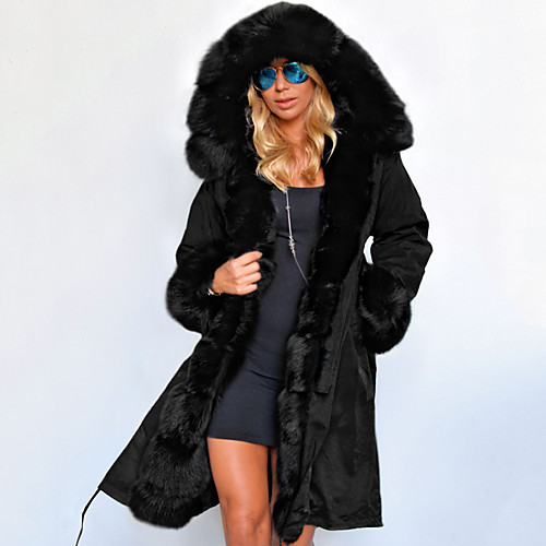 Women's Faux Fur Coat Going out Fall & Winter Long Coat Hooded Loose Jacket Long Sleeve Color Block Black Gray Yellow
Women's Faux Fur Coat Going out Fall & Winter Long Coat Hooded Loose Jacket Long Sleeve Color Block Black Gray Yellow