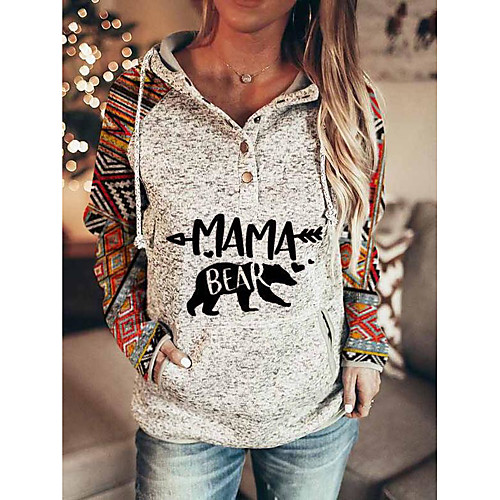 Women's Hoodie Pullover Graphic Letter Front Pocket Christmas Daily Basic Christmas Hoodies Sweatshirts Gray / Micro-elastic
Women's Hoodie Pullover Graphic Letter Front Pocket Christmas Daily Basic Christmas Hoodies Sweatshirts Gray / Micro-elastic