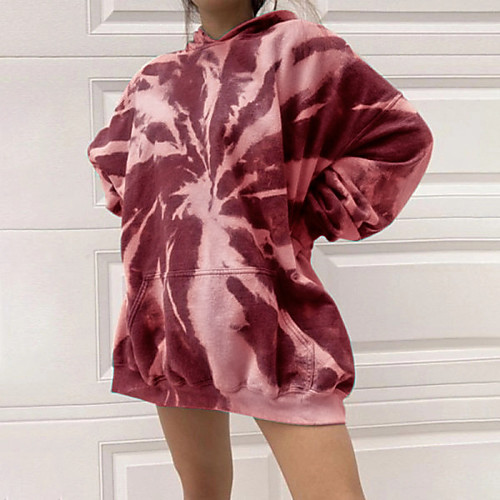 Women's Pullover Sweatshirt Tie Dye Daily Casual Hoodies Sweatshirts Blue Purple Yellow
Women's Pullover Sweatshirt Tie Dye Daily Casual Hoodies Sweatshirts Blue Purple Yellow