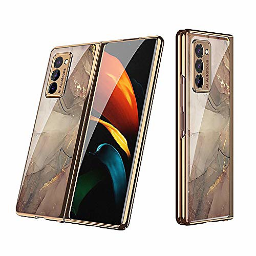 2020 new galaxy z fold 2 5g phone case full protection cover for samsung galaxy z fold 2 case with electroplating frame & anti-drop glass back cover (champagne)
2020 new galaxy z fold 2 5g phone case full protection cover for samsung galaxy z fold 2 case with electroplating frame & anti-drop glass back cover (champagne)