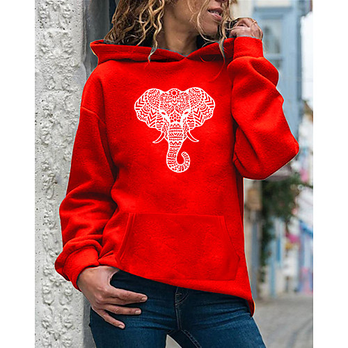 Women's Hoodie Pullover Animal Daily Weekend Casual Hoodies Sweatshirts Loose Blue Purple Yellow
Women's Hoodie Pullover Animal Daily Weekend Casual Hoodies Sweatshirts Loose Blue Purple Yellow
