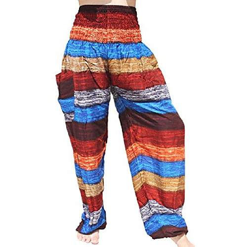 smock waist viscose aladdin pants earth strata mixed colours, xxxx-large, rainbow a brown
smock waist viscose aladdin pants earth strata mixed colours, xxxx-large, rainbow a brown
