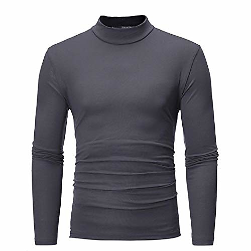 autumn winter men's striped turtleneck long sleeve t-shirt top blouse dark gray
autumn winter men's striped turtleneck long sleeve t-shirt top blouse dark gray