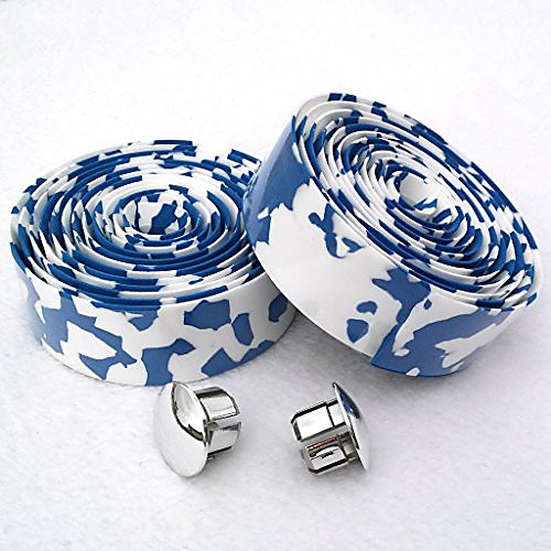 white & blue camouflage eva road bike handlebar tape cycling bar tapes - 2pcs per set
white & blue camouflage eva road bike handlebar tape cycling bar tapes - 2pcs per set