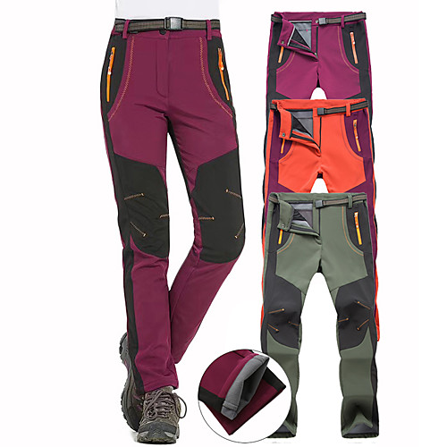 Women's Hiking Pants Trousers Softshell Pants Patchwork Winter Outdoor Waterproof Windproof Warm Breathable Pants / Trousers Bottoms Army Green Burgundy Orange Hunting Fishing Camping / Hiking
Women's Hiking Pants Trousers Softshell Pants Patchwork Winter Outdoor Waterproof Windproof Warm Breathable Pants / Trousers Bottoms Army Green Burgundy Orange Hunting Fishing Camping / Hiking