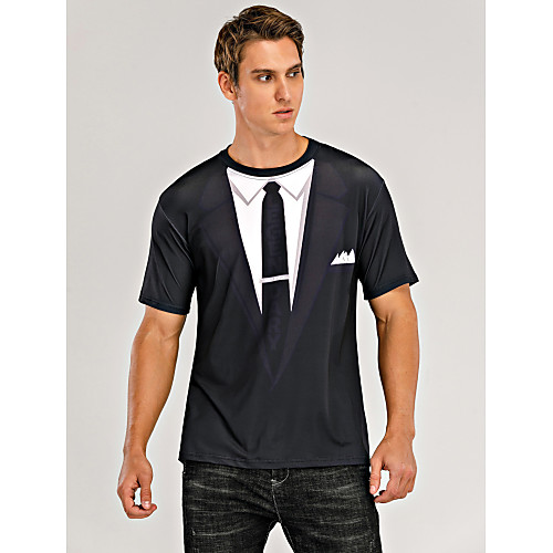 Men's T shirt Graphic Plus Size Print Short Sleeve Daily Tops Elegant Exaggerated Round Neck Black
Men's T shirt Graphic Plus Size Print Short Sleeve Daily Tops Elegant Exaggerated Round Neck Black