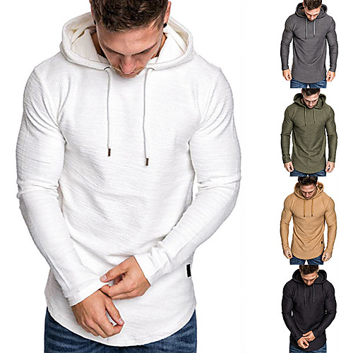 Men's Long Sleeve Hoodie Sweatshirt Top Casual Athleisure Winter Thermal Warm Breathable Soft Fitness Gym Workout Running Jogging Training Sportswear Solid Colored Normal White Black Army Green Grey
Men's Long Sleeve Hoodie Sweatshirt Top Casual Athleisure Winter Thermal Warm Breathable Soft Fitness Gym Workout Running Jogging Training Sportswear Solid Colored Normal White Black Army Green Grey