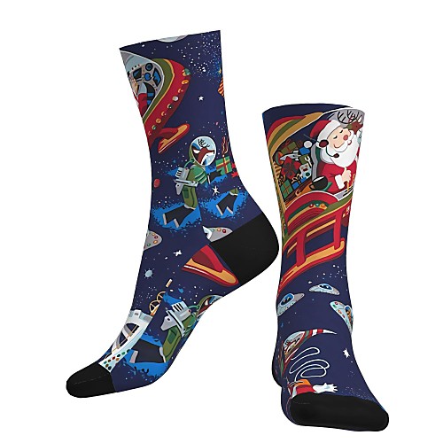 Compression Socks Cycling Socks Women's Men's Bike / Cycling Breathable Soft Comfortable 1 Pair Graphic Christmas Santa Claus Cotton Blue S M / Stretchy / Mountain Bike MTB
Compression Socks Cycling Socks Women's Men's Bike / Cycling Breathable Soft Comfortable 1 Pair Graphic Christmas Santa Claus Cotton Blue S M / Stretchy / Mountain Bike MTB