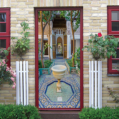 Villa Compound Self-adhesive Creative Door Stickers Living Room DIY Decorative Home Waterproof Wall Stickers
Villa Compound Self-adhesive Creative Door Stickers Living Room DIY Decorative Home Waterproof Wall Stickers