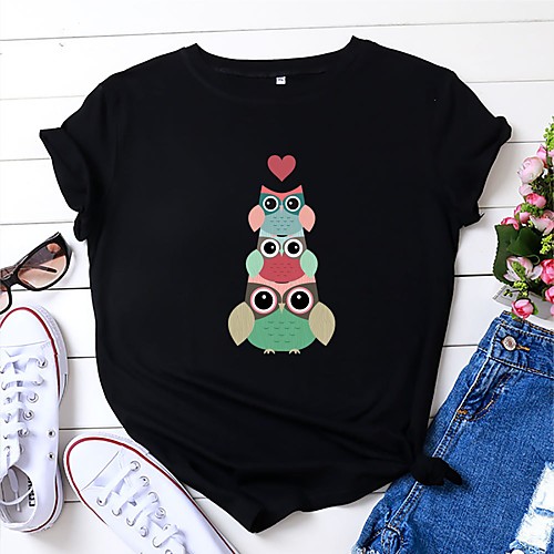 Women's T shirt Cat Graphic Text Print Round Neck Tops 100% Cotton Basic Basic Top White Black Yellow
Women's T shirt Cat Graphic Text Print Round Neck Tops 100% Cotton Basic Basic Top White Black Yellow