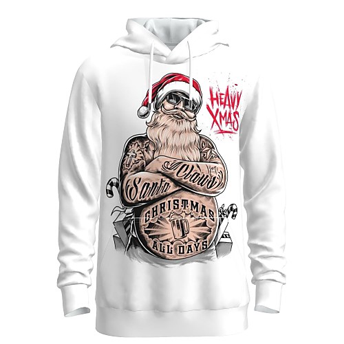 Men's Pullover Hoodie Sweatshirt Print Graphic 3D Front Pocket Hooded Christmas Daily 3D Print 3D Print Christmas Hoodies Sweatshirts Long Sleeve White
Men's Pullover Hoodie Sweatshirt Print Graphic 3D Front Pocket Hooded Christmas Daily 3D Print 3D Print Christmas Hoodies Sweatshirts Long Sleeve White